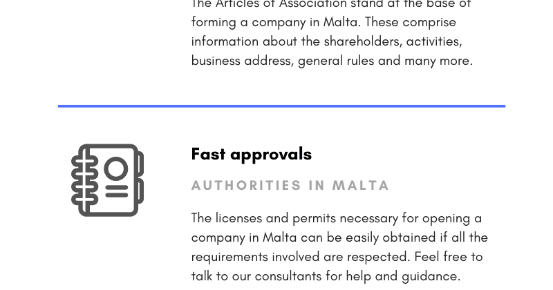 Company Formation in Malta